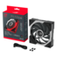 ROG Eurux GR120 ARGB 120mm, ARGB LEDs, 2200 RPM, 70 CFM, 32 dBA, Cooling Fan