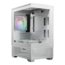 AURA GC9M ELITE WH ARGB, Tempered Glass, No PSU, microATX, White, Mid Tower Case