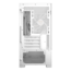 AURA GC15M WH ARGB, Tempered Glass, No PSU, microATX, White, Mid Tower Case