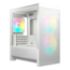 AURA GC15M WH ARGB, Tempered Glass, No PSU, microATX, White, Mid Tower Case