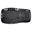 K350, Wireless, Black, Membrane Ergonomic Keyboard