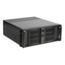 D Storm D-400-6, Black Bezel, 6x 5.25&quot;, 4x 3.5&quot; Drive Bays, No PSU, ATX, Black, 4U Chassis