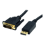 6 ft DisplayPort to DVI Cable - M/M