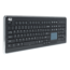 WKB-4400UB, w/ Touchpad, Wireless, Black, Membrane Standard Keyboard