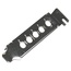 SLBRACKET24 PC Case Slot Bracket for Sound Card, Half-Height, Steel