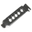 SLBRACKET24 PC Case Slot Bracket for Sound Card, Half-Height, Steel