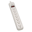 STRIKER, 7 Outlets, 6-ft cord, 125V, Light Gray, Surge Protector