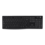K270, Wireless, Black, Membrane Standard Keyboard