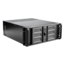 D Storm D-400-6SE-BK, Black Bezel, 6x 5.25&quot;, 4x 3.5&quot; Drive Bays, No PSU, ATX, Black, 4U Chassis