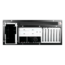 D Storm D410-DE15SL, Silver HDD Handle, 15x 3.5&quot; Hotswap Bays, No PSU, E-ATX, Black/Silver, 4U Chassis