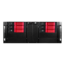 D Storm D410-DE6RD, Red HDD Handle, 6x 3.5&quot; Hotswap Bays, No PSU, E-ATX, Black/Red, 4U Chassis