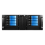 D Storm D410-DE8BL, Blue HDD Handle, 8x 3.5&quot; Hotswap Bays, No PSU, E-ATX, Black/Blue, 4U Chassis