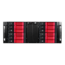 D Storm D410-DE12RD, Red HDD Handle, 12x 3.5&quot; Hotswap Bays, No PSU, E-ATX, Black/Red, 4U Chassis