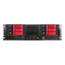 E306L-DE6RD, Red HDD Handle, 2x 5.25&quot;, 3x 3.5&quot; Drive Bays, 6x 3.5&quot; Hotswap Bays, No PSU, E-ATX, Black/Red, 3U Chassis