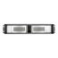 D Storm D-200-SILVER, Silver Bezel, 2x 5.25&quot;, 2x 3.5&quot; Drive Bays, No PSU, ATX, Black/Silver, 2U Chassis