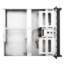 D Storm D-200SE-BK, Black Bezel, 2x 5.25", 2x3.5" Drive Bay, No PSU, ATX, Black, 2U Chassis
