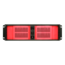 D Storm D-300-FS-RED, Red Bezel, 2x 5.25&quot;, 6x 3.5&quot; Drive Bays, No PSU, ATX, Black/Red, 3U Chassis