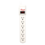 RPS-100, 6 Outlets, 3-ft cord, 125V, White, Surge Protector
