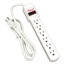 RPS-100, 6 Outlets, 3-ft cord, 125V, White, Surge Protector