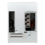 PC-Q28A, No PSU, Mini-ITX, Silver, Mini Tower Case