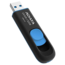 DashDrive UV128, 32GB, High-Speed USB 3.0 Capless USB Flash Drive, Blue/Black, Retail