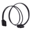 CP11B-300 Low profile SATA 6G Cable, 300mm, Black
