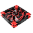 DS 120mm, Red LEDs, 1500 RPM, 81.5 CFM, 23.1 dBA, Cooling Fan