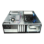 D-340HB-T-SILVER, Silver HDD Handle, 1x Slim 5.25", 3x 3.5", 4x 3.5" Hotswap Bays, No PSU, ATX, Black/Silver, 3U Chassis