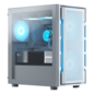 AVADirect White Gaming PC Desktop, UNIFACE MINI RGB, AMD Ryzen™ 5 9600, 16GB DDR5 RAM, 500GB M.2 NVMe, NVIDIA GeForce RTX 5050 8GB, WiFi, RGB
