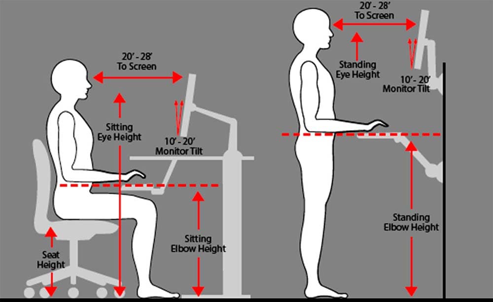 Ergonomics and Posture for Computer Users