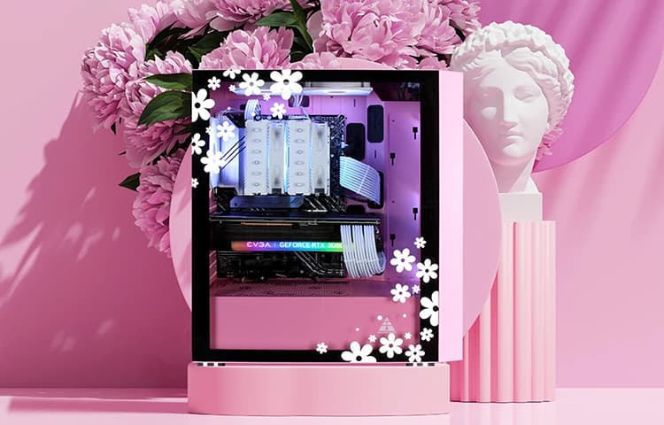 Elevate Your Gaming Setup: Blissful Pink Gaming PC Series Now Available in M-ATX Cases!