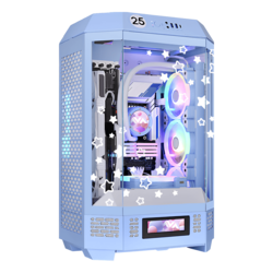 Blissful Blue Gaming PC (AMD, Micro Tower)