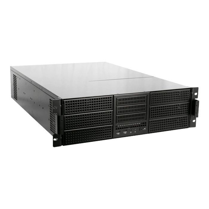 E-306L, 3rd Gen. Intel Xeon Scalable Processors, SATA/SAS, 3U Rackmount Custom Rugged Server