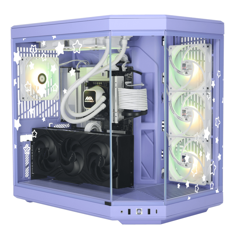 Intel Core Ultra processors (Series 2), Custom Blissful Purple Gaming PC
