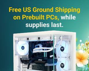 Free Shipping on Prebuilt PCs
