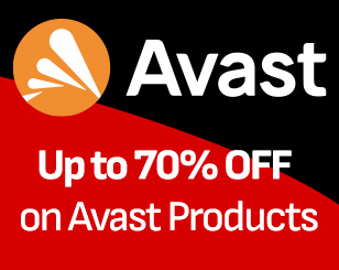 Up to 70% Off on Avast Products.