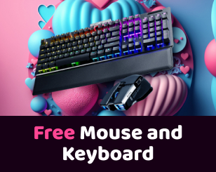 Free EVGA Mouse and Keyboard with Prebuilt Gaming PCs.
